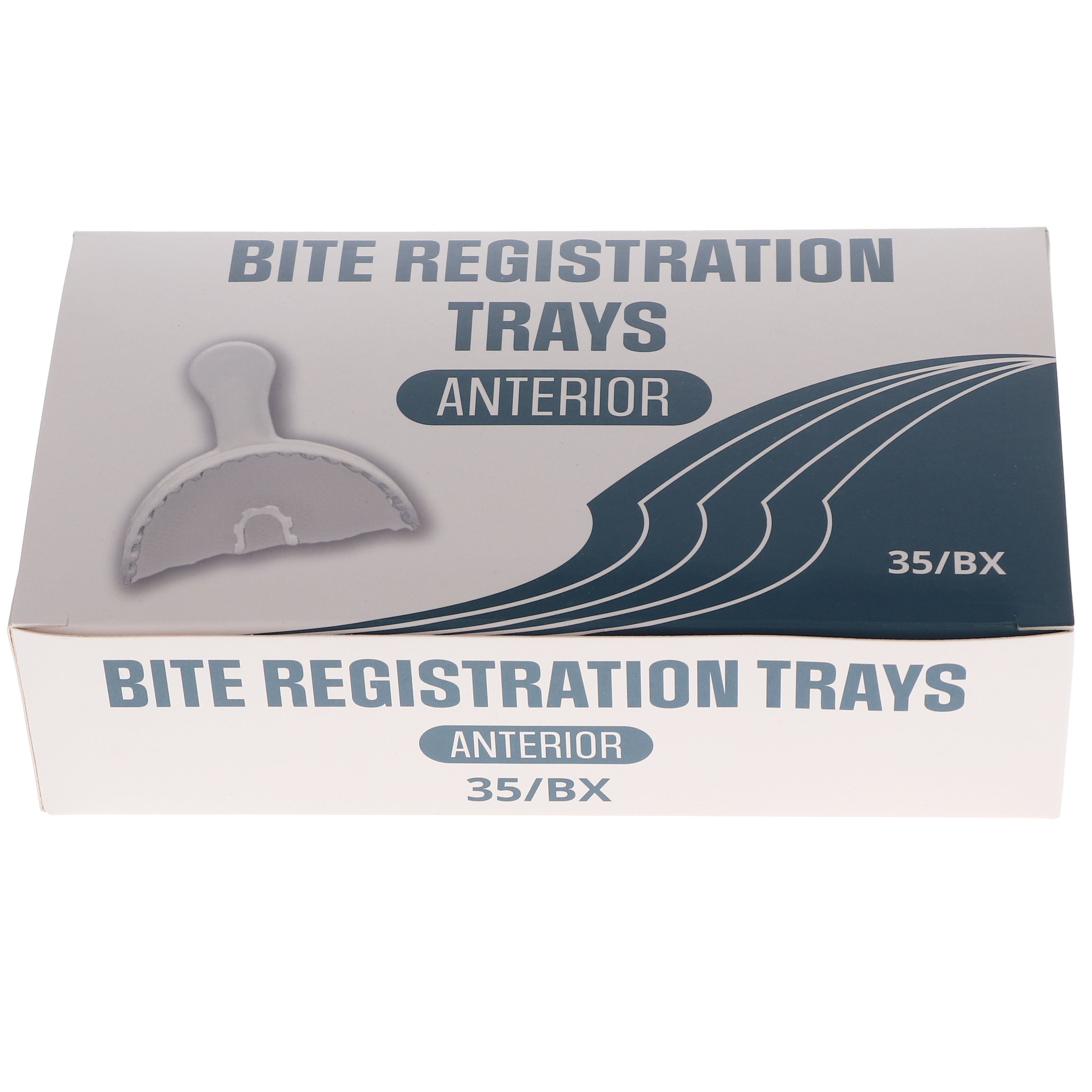 House Brand Dentistry 108115 Bite Registration Dental Trays Anterior 35/Pk House Brand Dentistry 108115 Bite Registration Dental Trays Anterior 35/Pk